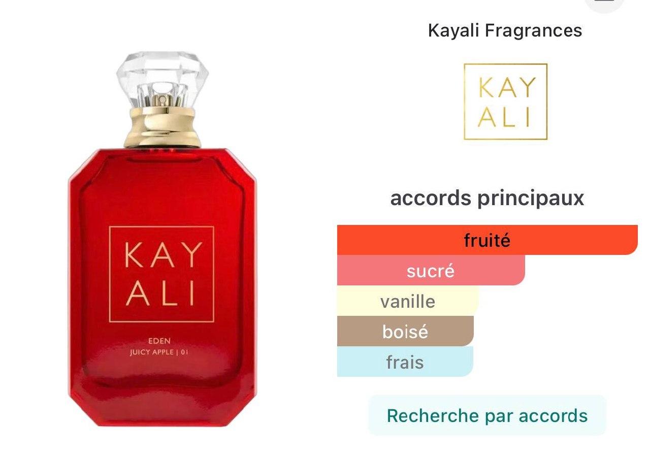 Inspired by KAYALI APPLE