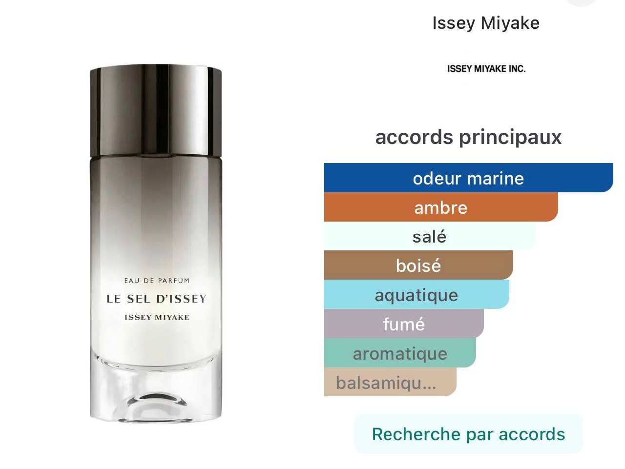 Inspired By Le Sel d'Issey Miyake